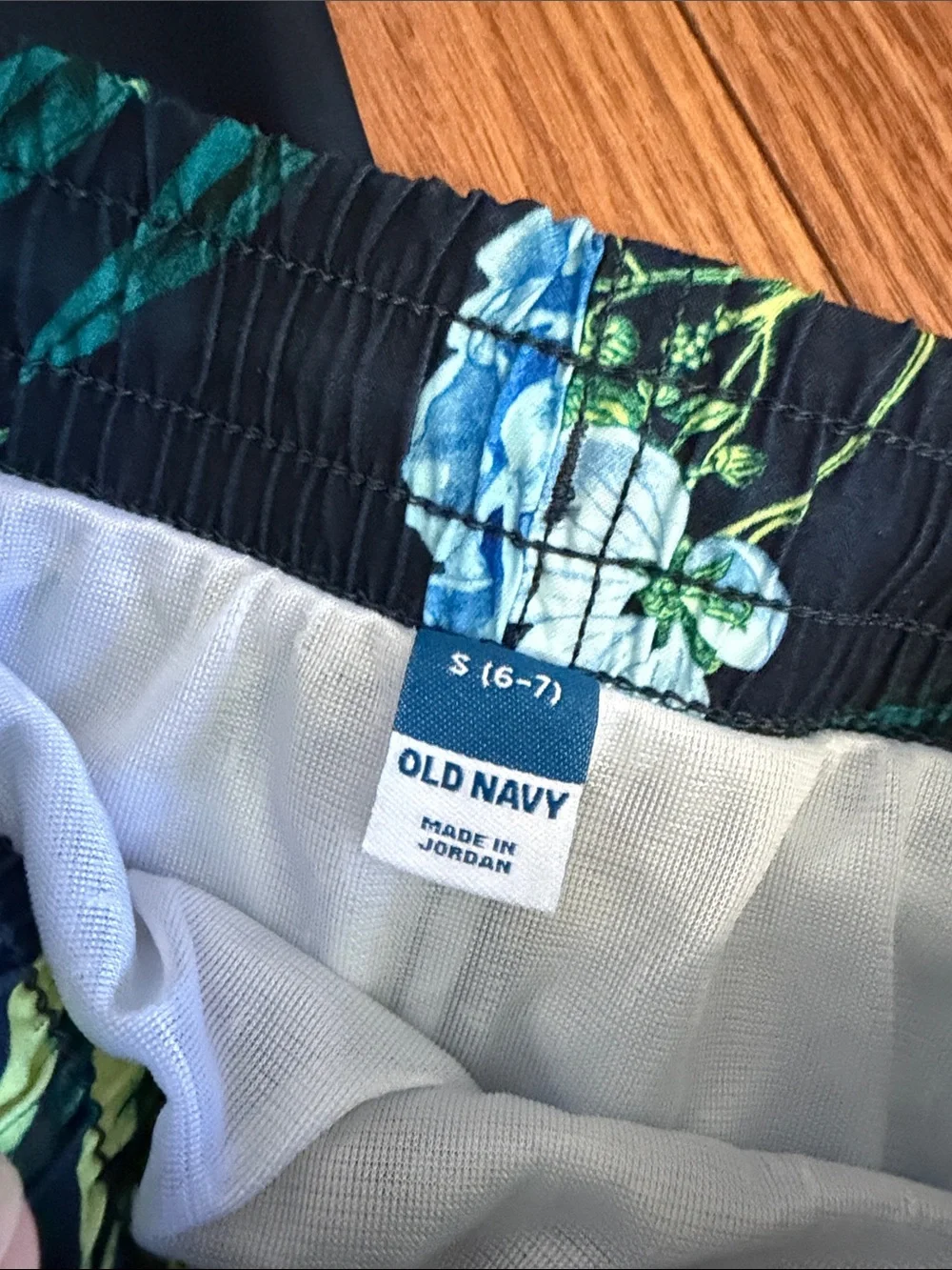 Boys Floral Swim Set